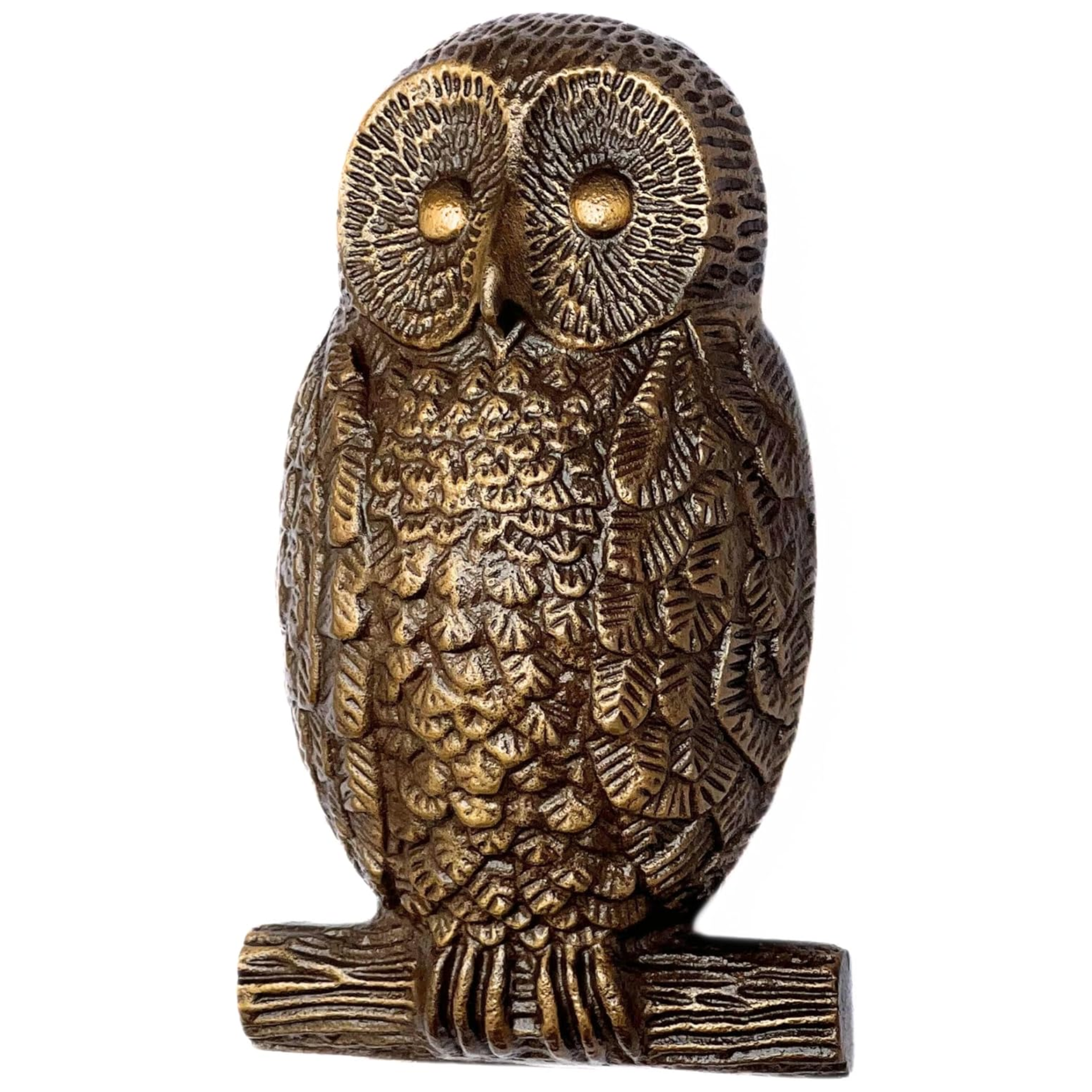 Antique Owl Door Knocker - Cast Iron Vintage Garden Entrance