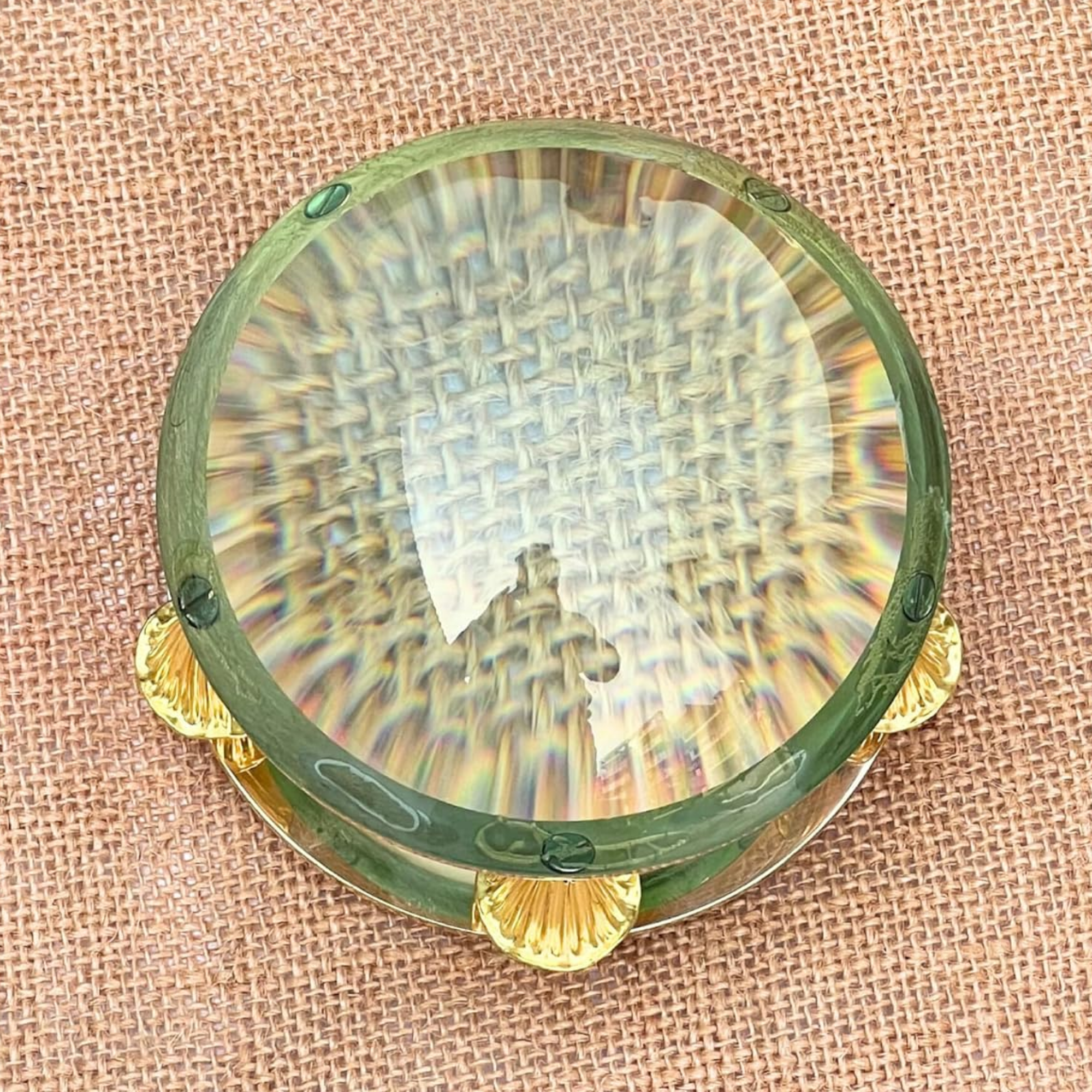 Nautical Map Reader Brass Magnifying Glass - Royal Design Vintage Marine Decor