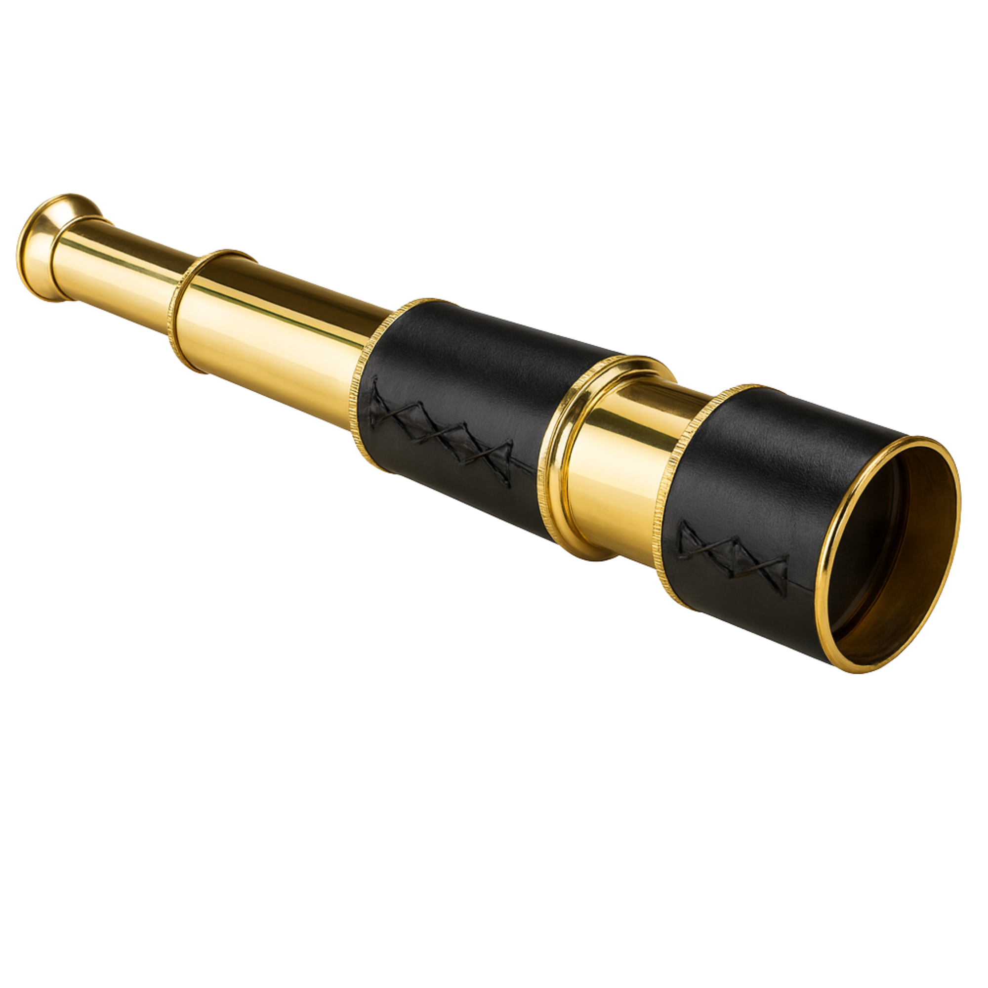 Brass Telescope Spyglass - Handcrafted Collapsible | Vintage Nautical Decor