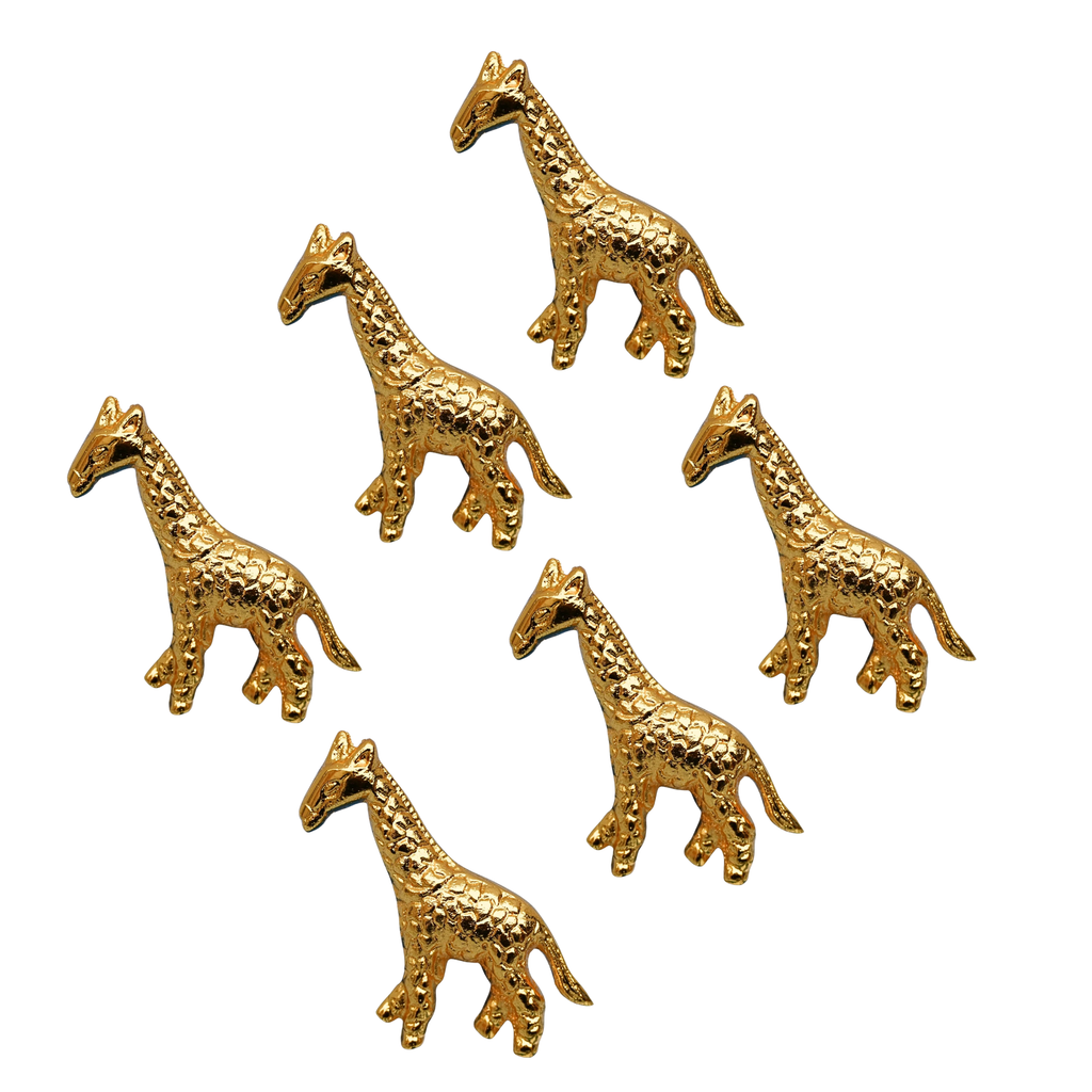Vintage Shiny Brass Giraffe Cabinet Knob – Unique Animal Drawer Pull Handle for Room Dresser Cupboard & Closet Nature Theme Furniture Hardware