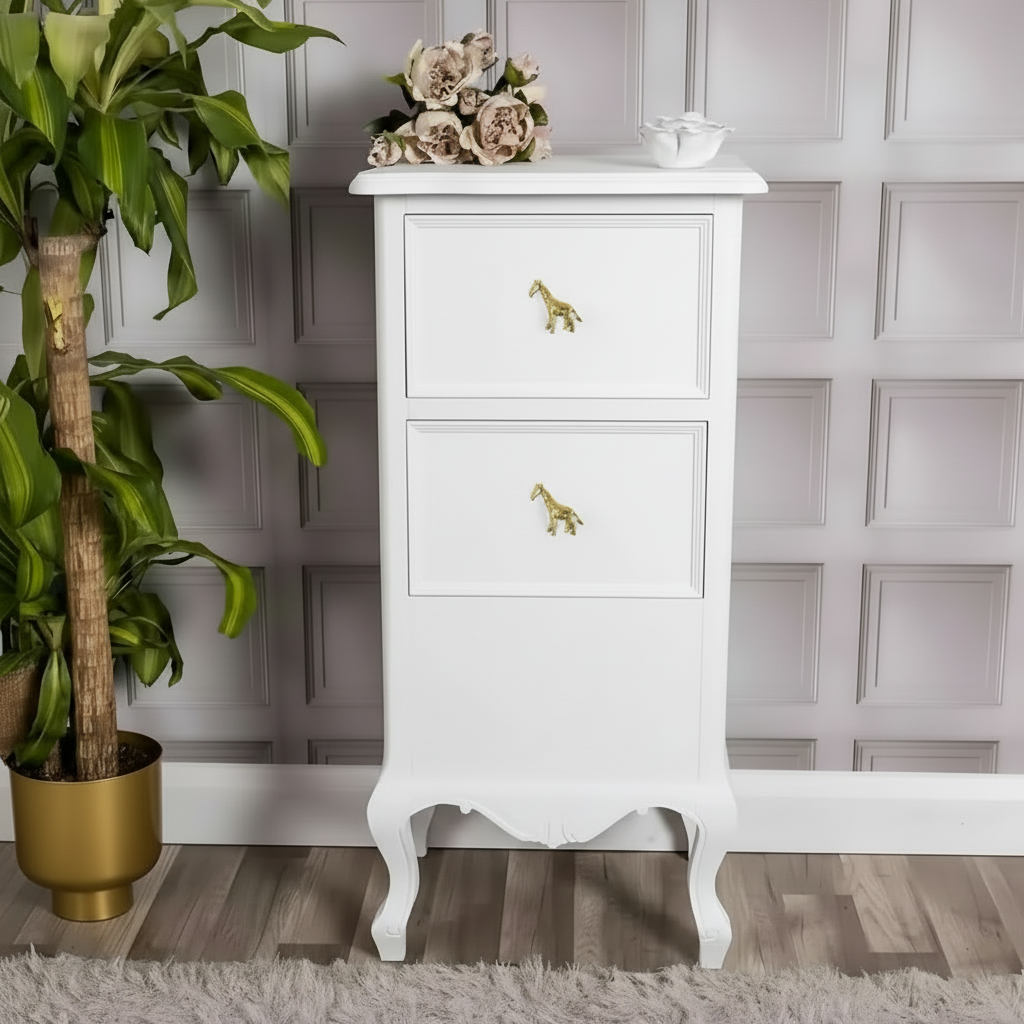 Vintage Shiny Brass Giraffe Cabinet Knob – Unique Animal Drawer Pull Handle for Room Dresser Cupboard & Closet Nature Theme Furniture Hardware