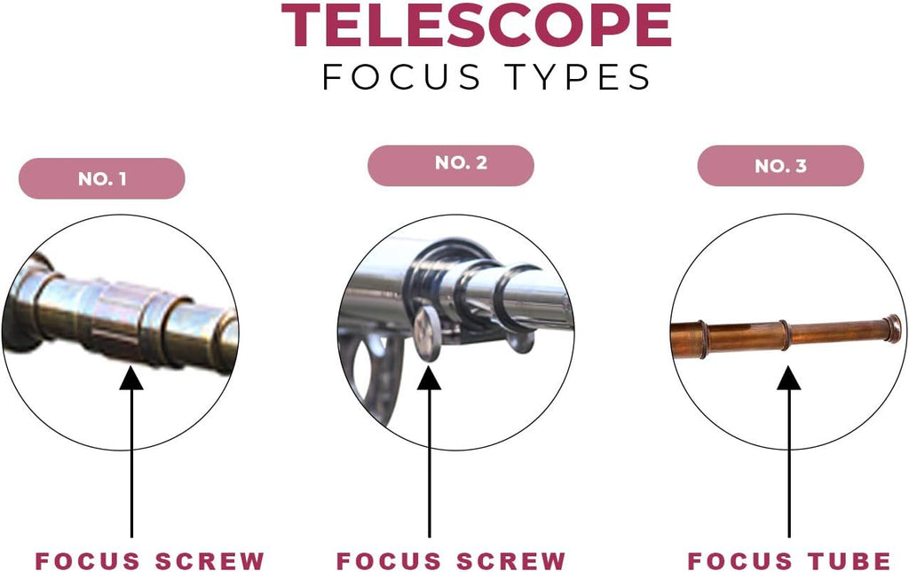 Nickel Silver Telescope - Floor Standing Black Tripod Navy Style 63 Inch