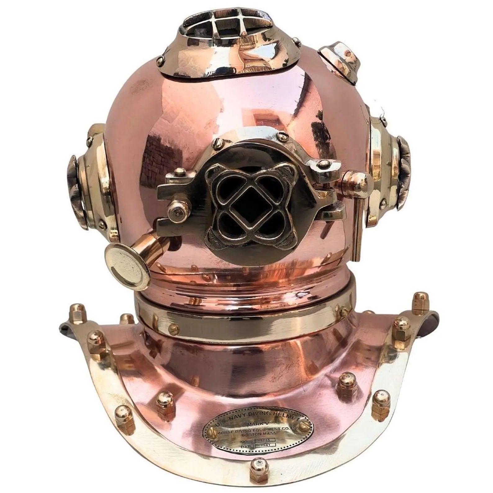 Miniature Copper Diving Helmet - Handmade Vintage Nautical Marine Collectible