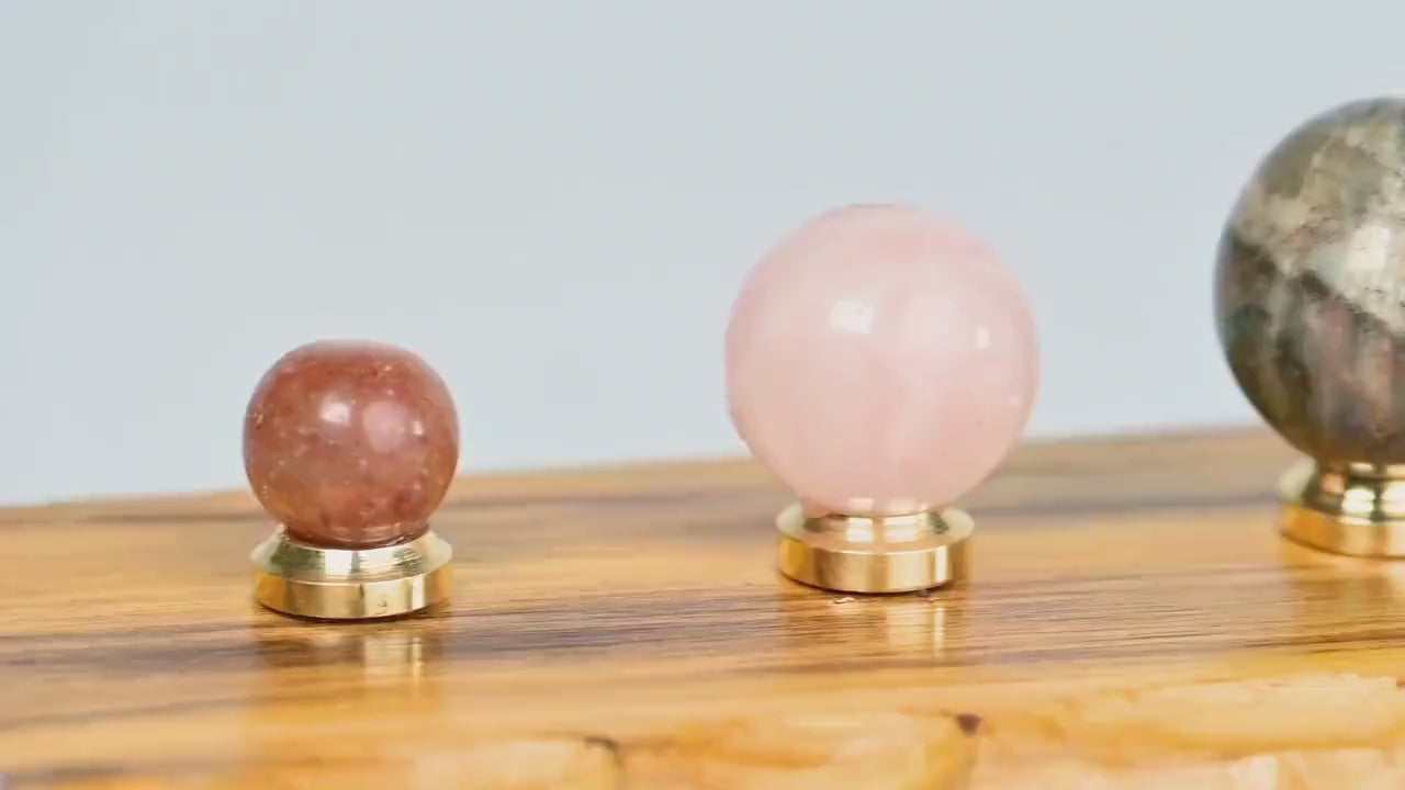 Gemstone Solar System Planetarium - 9 Crystal Planets Carved Wooden Base